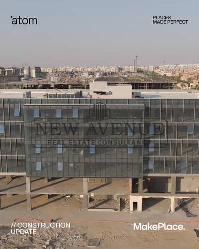 عياده مشطبه بالكامل للبيع في أتوم من ميك بليس القاهره الجديده Atom by Make place New Cairo
