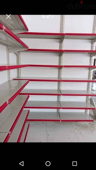 ارفف ورسات سوبر ماركت ومحلات بحالة الزيرو