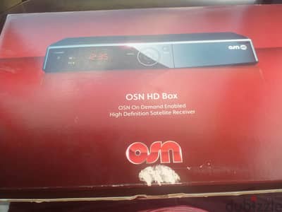 *رسيفر OSN HD Box اصلي بالكرتونه - بحالة ممتازة*