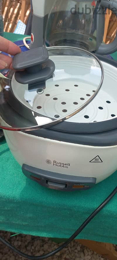 rice and vegetables  steam cooker Russell Hobbs