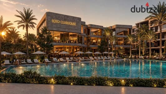 بكمبوند SOTO RESIDENCE هتمتلك شقة 122 متر بفيو خرافي علي لاند سكيب وبحيرات دايركت علي محور محمد نجيب بالشراكة مع هيئة المجتمعات العمرانية بقسط 10سنوات