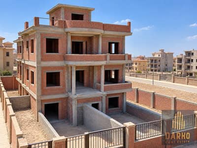 Villa for sale in West Somid, fully constructed with a basement, ground floor, first floor, second floor, and a roof. Located in one of the best neigh