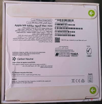 جهاز Mac Mini M4 جديد لم يستخذم نهائياً