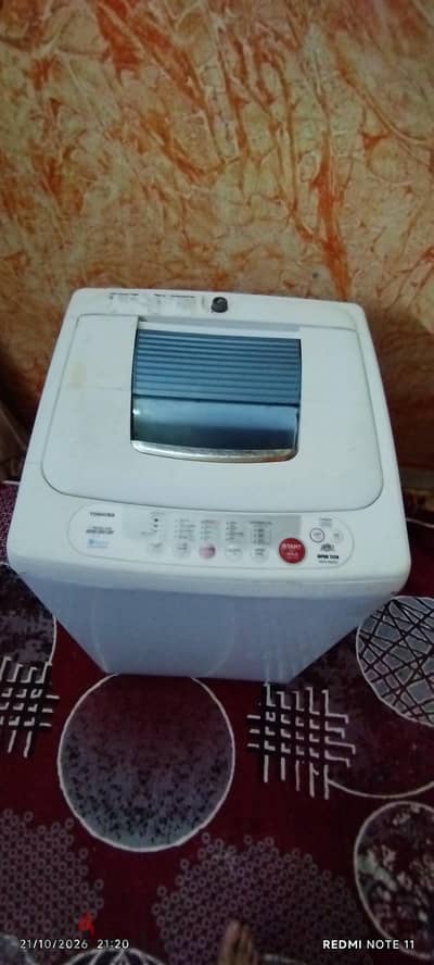 غسالة توشيبا بحاله ممتازه