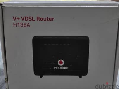 راوتر فودافون ZTE H188A VDSL dual band بالعلبة كامل الملحقات