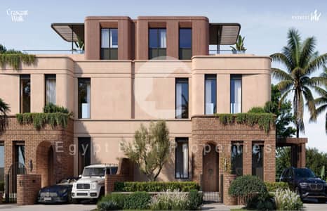Prime With 10-Year Installments Location Apartment Fully Finished with a Landscaped View in Crescent Walk, 6th Settlement by Marakez