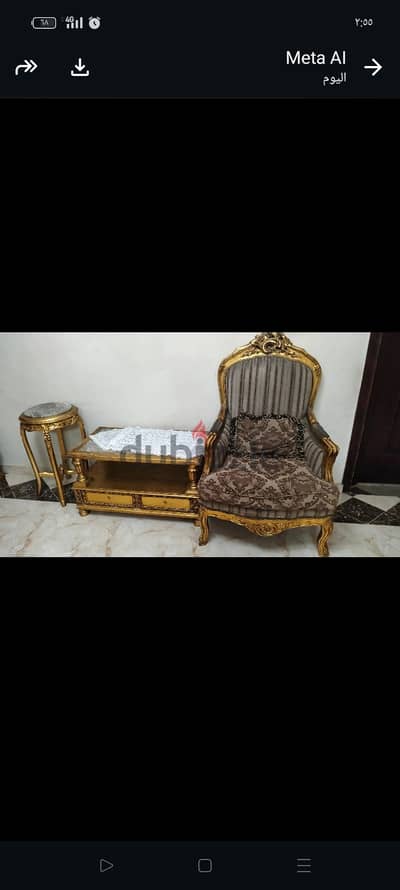 صالون للبيع بحاله جيده جدا وبرقع