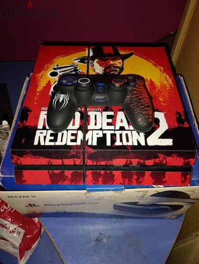 ps4 fat 500g haked included games + a original controller