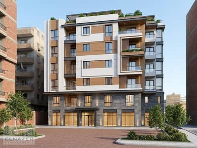Apartment for sale 155m in the first neighborhood, Al-Hudaba Al-Wusta, Mokattam on the Civilizations axis directly next to the Museum of Civilization and delivery within 9 months