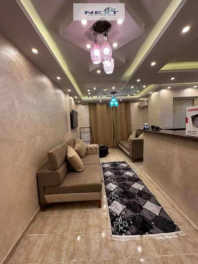 Studio for rent in Madinaty B7, 64 square meters, with modern furnishings.