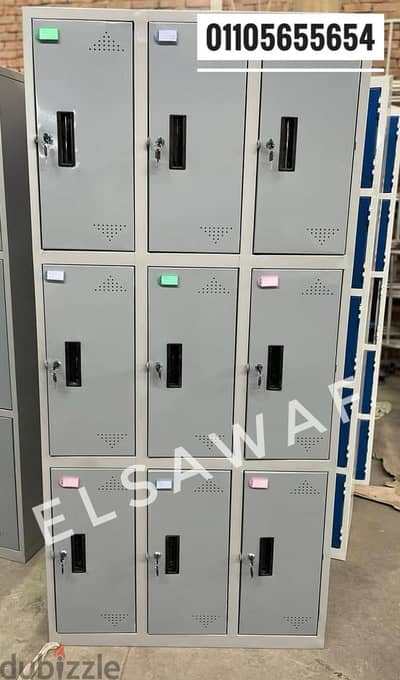 لوكر،locker,صاج محمل دهانات اليكتروساتيك ،وحدات تخزين ،دولاب،لوكرز