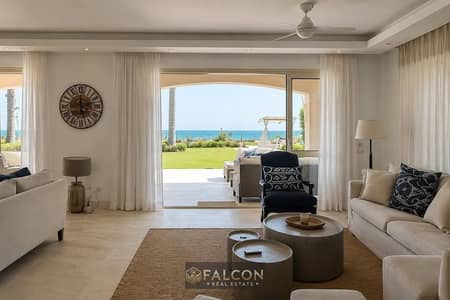 Chalet for sale, 130 sq m (Pool View + Sea View), fully finished, in the first rows, La Vista Ain Sokhna, minutes from Monte Galala and Azha Ain Sokhn
