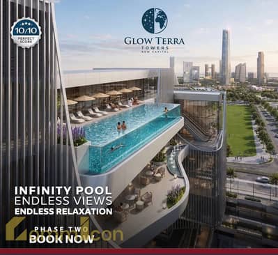 استثمر فى وحدة فندقية ب Glow Terra - العاصمة الادارية - تقسيط على 10 سنوات