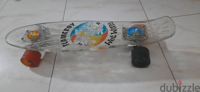 World Industries Flame Boy vs Wet Willy Vintage Cruiser Skateboard