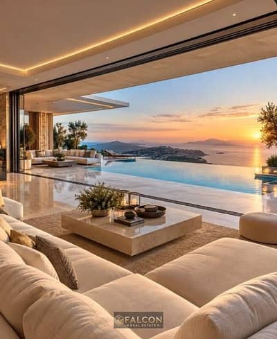 Montage Branded Villa | Sea & Golf Views 5 STAR  For Sale In Modon Ras Al Hekma North Coast Minute Marassi Next Fouka Bay Mountain View  Hacienda