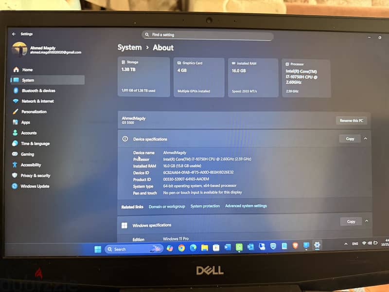 Dell G5 4