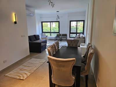 Fifth Square Garden Apartment for Rent | شقة مفروشة بجاردن 80م، 3 غرف، تشطيب كامل ومطبخ مجهز، إيجار 70 ألف جنيه شهريًا