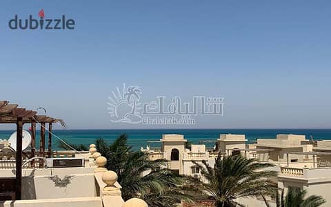 Fully Furnished Chalet for Sale with a Prime Sea View | Plagio, Ain Sokhna