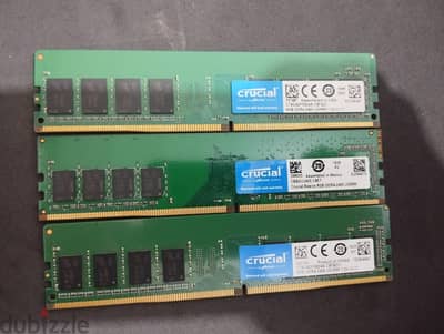 رامة Crucial DDR4 8GB 2400MHz