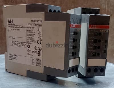 ABB CM-PVS. 31S 1SVR730794R1300 ريلاي حماية 3 فاز ألماني أصلي جديد