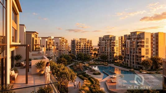 شقة 145 متر للبيع على محور جمال عبد الناصر، بجوار مول العرب وأبراج إيون، الشيخ زايد، مشروع ORB Towers (شركة Nations Of Sky)