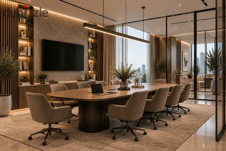 Shop for sale ground floor 44 meters in Mokattam on the new Mokattam corniche in an exceptional location