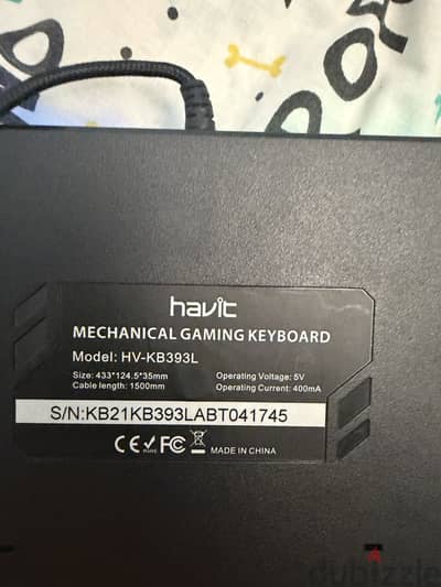 Havit mechanical gaming keyboard