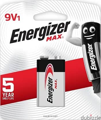 فرصة للبيع لوط بطاريات انرجايزر Energizer 9V (صناعة ماليزي أصلي) زيرو