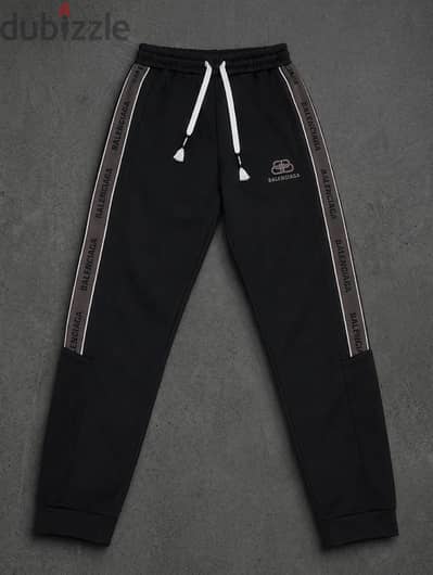 Black Balenciaga-Style Jogger Pants XL