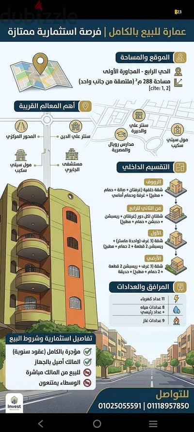 عمارة للبيع