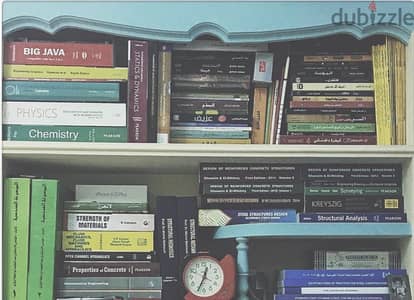 كتب هندسية و روايات