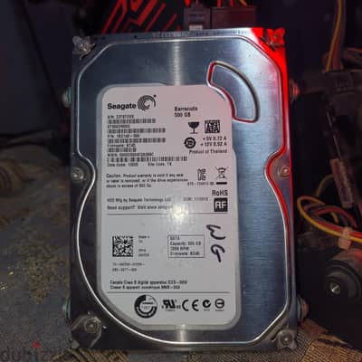 هارد 500 جيجا سيجيت Seagate HDD للكمبيوتر والجيمنج + ألعاب Health Good