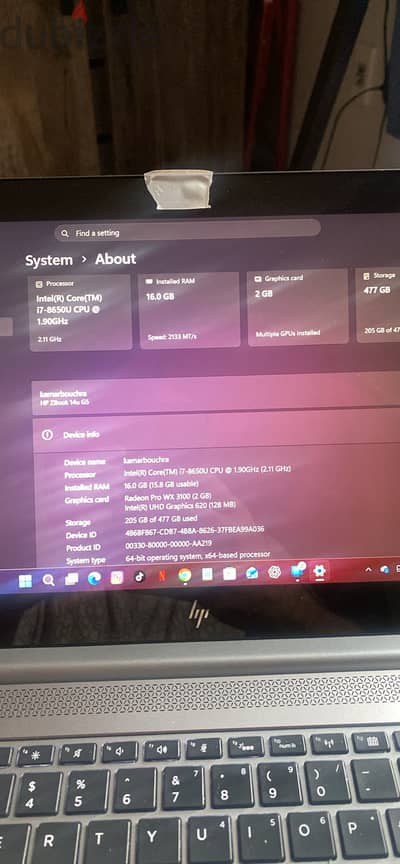 HP ZBook 14u G5 – Workstation