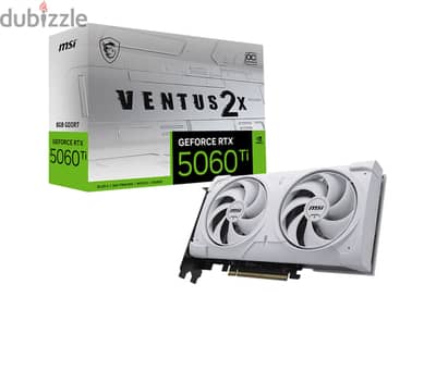 MSI GeForce RTX 5060 Ti VENTUS 2X OC WHITE PLUS 8GB GDDR7