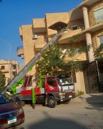 ونش رفع العفش والاثاث في حدائق الاهرام