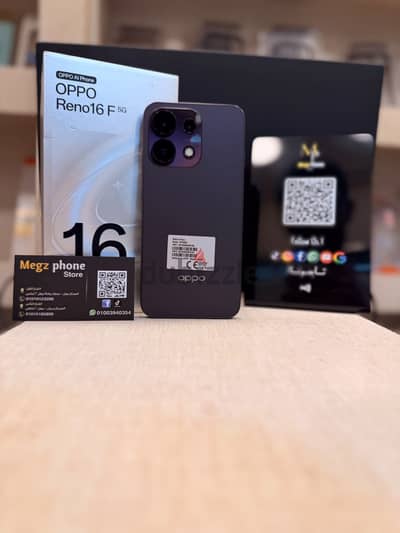 Oppo Reno 16 f 5G - رينو 16 اف - ضمان 3 شهور استعمال يوم واحد فقط