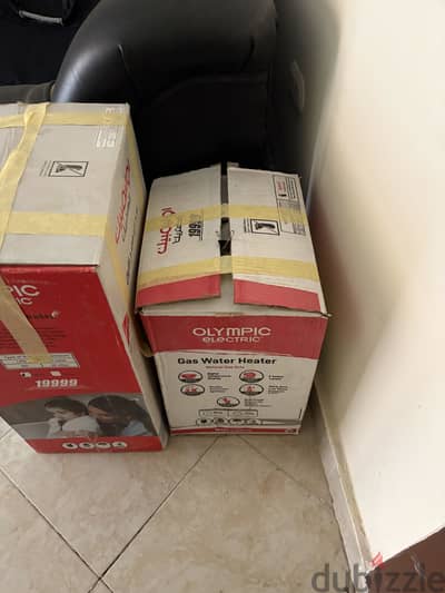 Olympic water heater 10 L natural gas سخان اولمبيك ١٠ لتر غاز طبيعيى