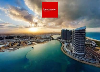 بفيو مميز علي البحر و ابراج العلمين اخر شقه بحري للبيع في الحي اللاتيني العلمين الجديده استلام فوري - متشطبه بالكامل The Lain District