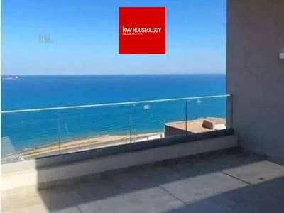 Installments over 7 years, immediate occupancy in New Alamein, 3-bedroom apartment, sea view, 230 sq m, prime location, fully finished