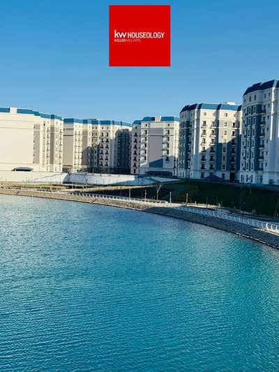 Direct from the Lagoon and Alamein Towers. Ready to move the last 3-bedroom sea-facing apartment for sale in the Latin District, New Alamein,