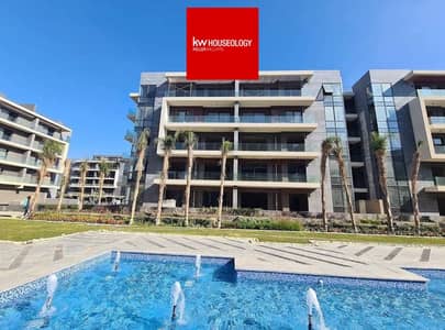 3-bedroom apartment, ready to move, fully finished, for sale in Patio Oro, Fifth Settlement, directly on the Ring Road.