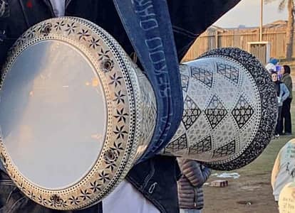 طبله صدف مقاس ٢٣ بحاله الجديده