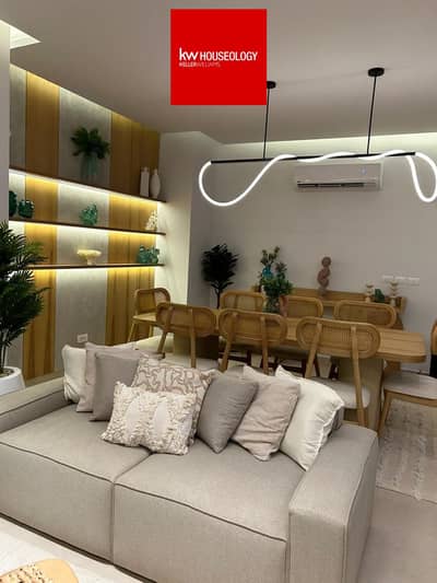Twin house villa, ready to move, fully furnished and air conditioning, for sale in Mazarine, New Alamein, with a prime location