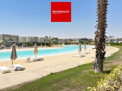 سنيور شاليه صف اول لاجون ارضي بجاري 214م للبيع في ازها الساحل بافضل سعر في الماركت - Azha North