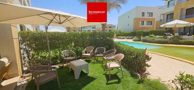 شاليه برايم لوكيشن ريسيل ارضي بجاردن للبيع بأقل من سعر الشركه في ازها العين السخنه Azha Ain Sokhna