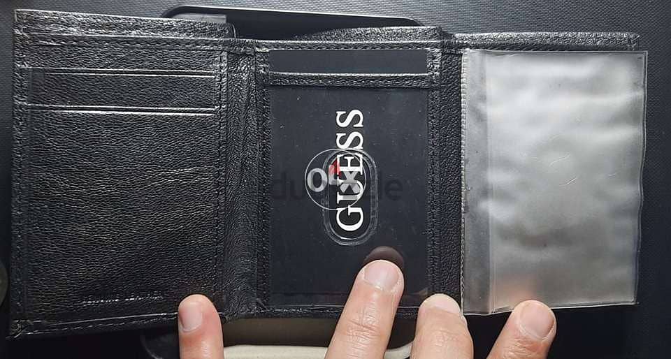 محفظة جلد رجالى جيس - guess original wallet 4