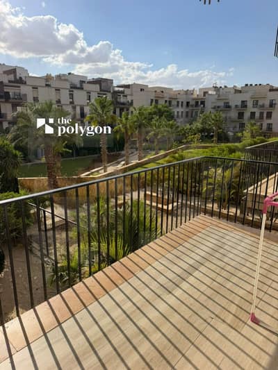 Fully Furnished 3 Bedroom Apartment for Rent in The Courtyards Sodic, Sheikh Zayed with Garden View Balcony and Private Garage