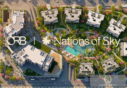 ‎215m Garden Apartment for Sale on Gamal Abdel Nasser Axis, next to Mall of Arabia & AEON Towers, Sheikh Zayed, ORB Towers Project (Nations Of Sky)