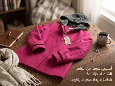 جاكيت حريمي   استعمال خفيف جدا بسعر ٦٠٠