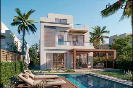فيلا بالم للبيع (240م مباني + 86 م تراس) كومباوند Palm Hills Alexandria
